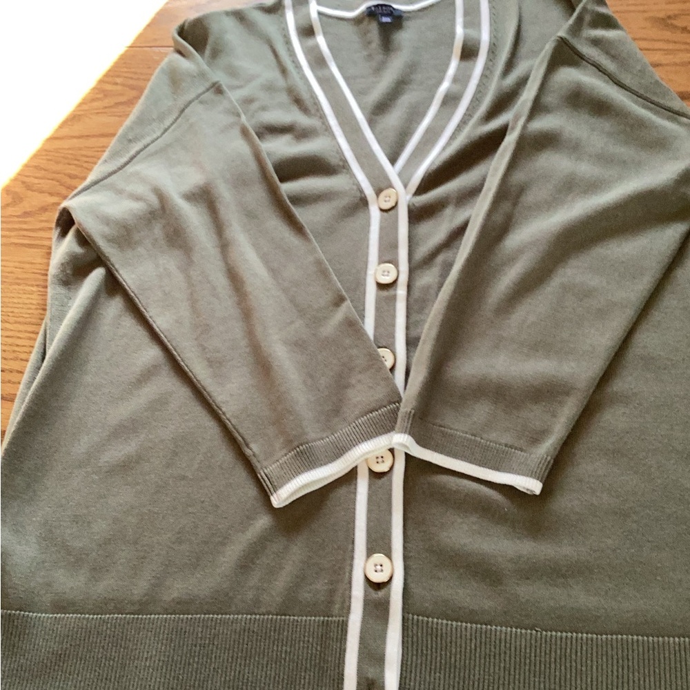 Talbots Plus Size Cardigan - Picture 3 of 6